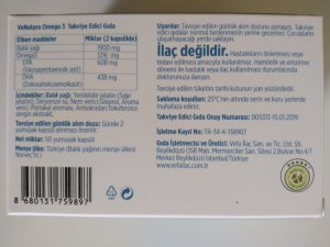 Venatura Omega 3 50 Kapsül