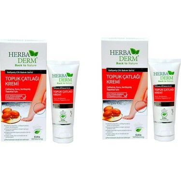 Herbaderm Argan Yağlı Topuk Kremi 60 ml - 2 Adet