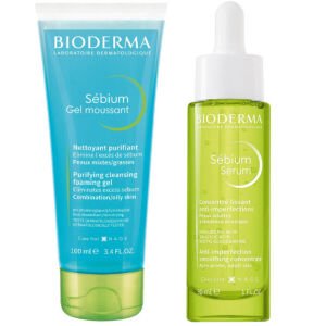 Bioderma Sebium Foaming Gel 100 ml + Sebium Serum 30 ml + Bilek Havlusu Hediye
