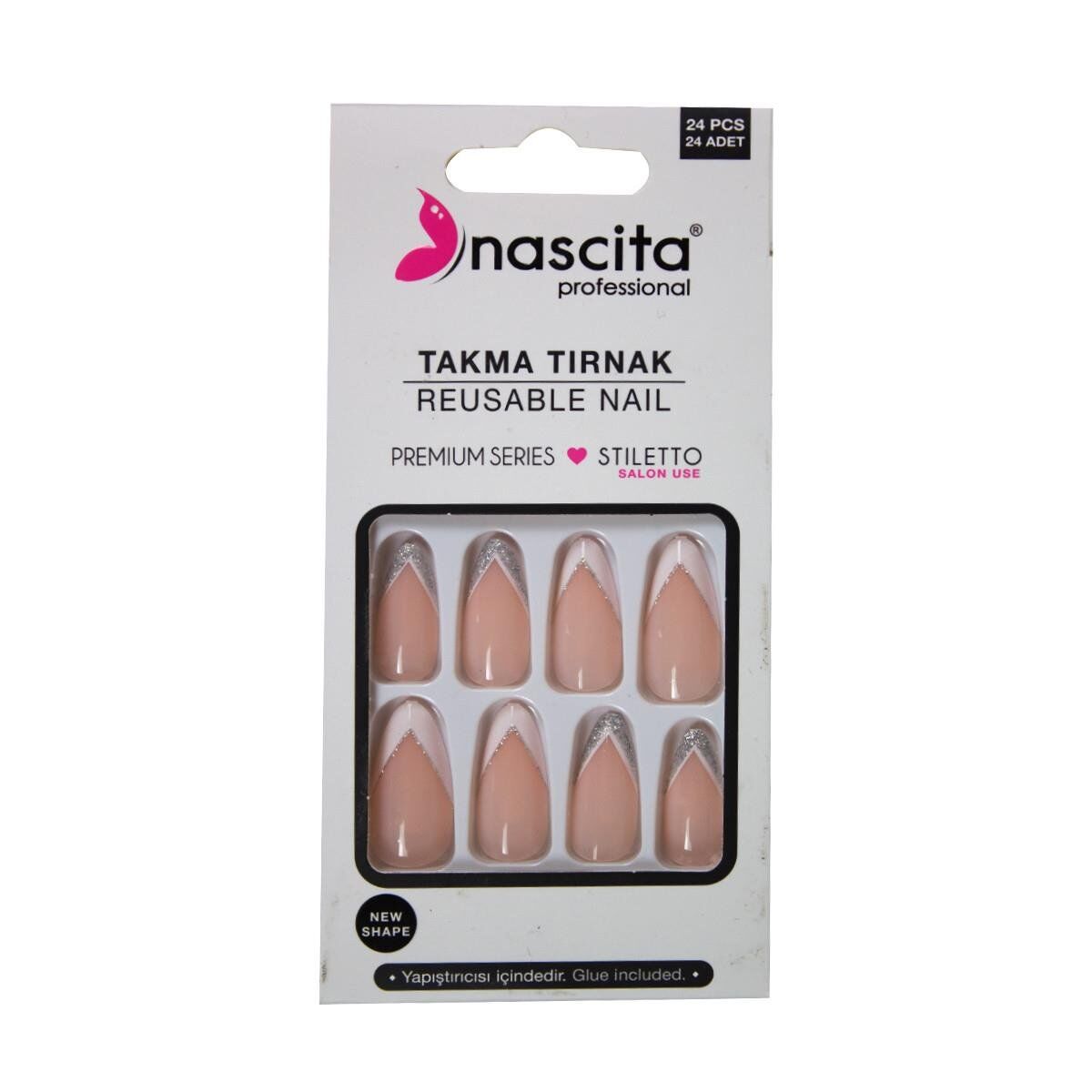 Nascita Stiletto French Tırnak 201