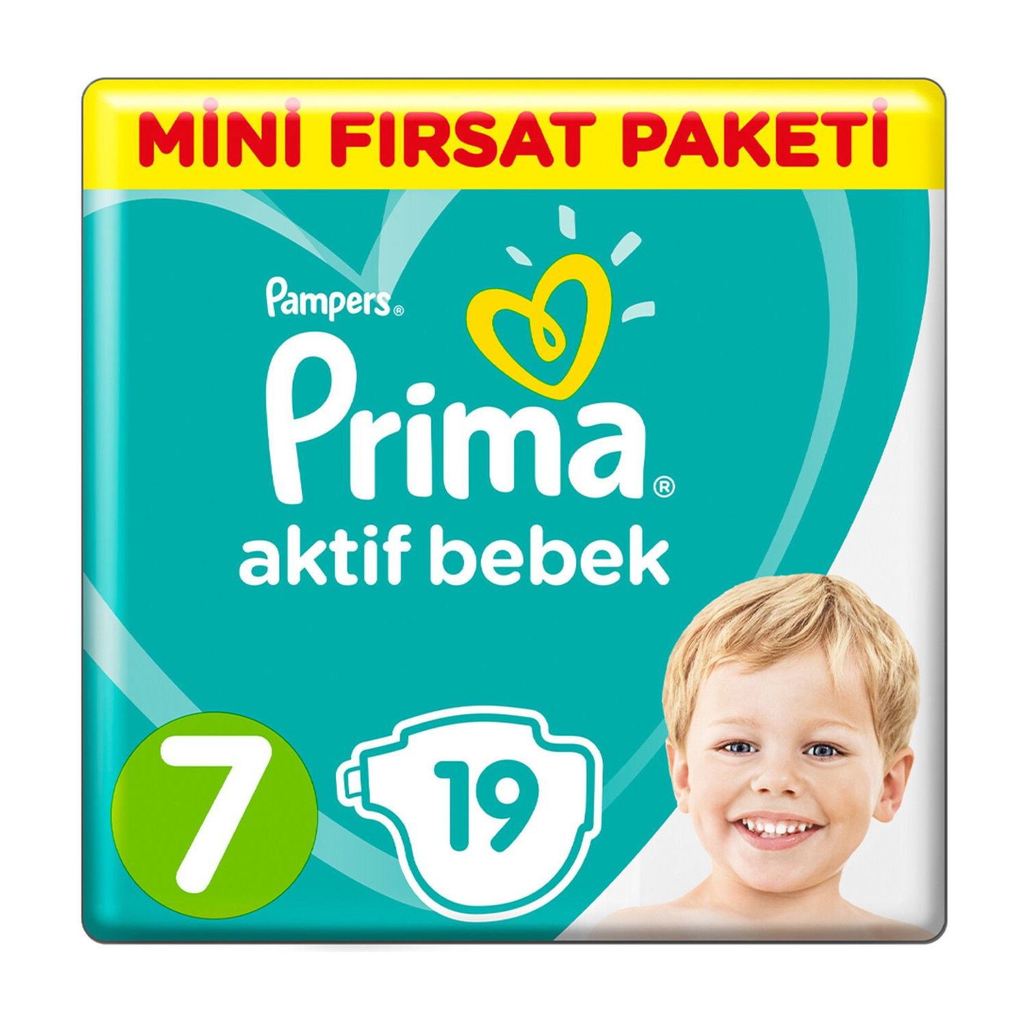 Prima Aktif Bebek Bezi No: 7 19'lu