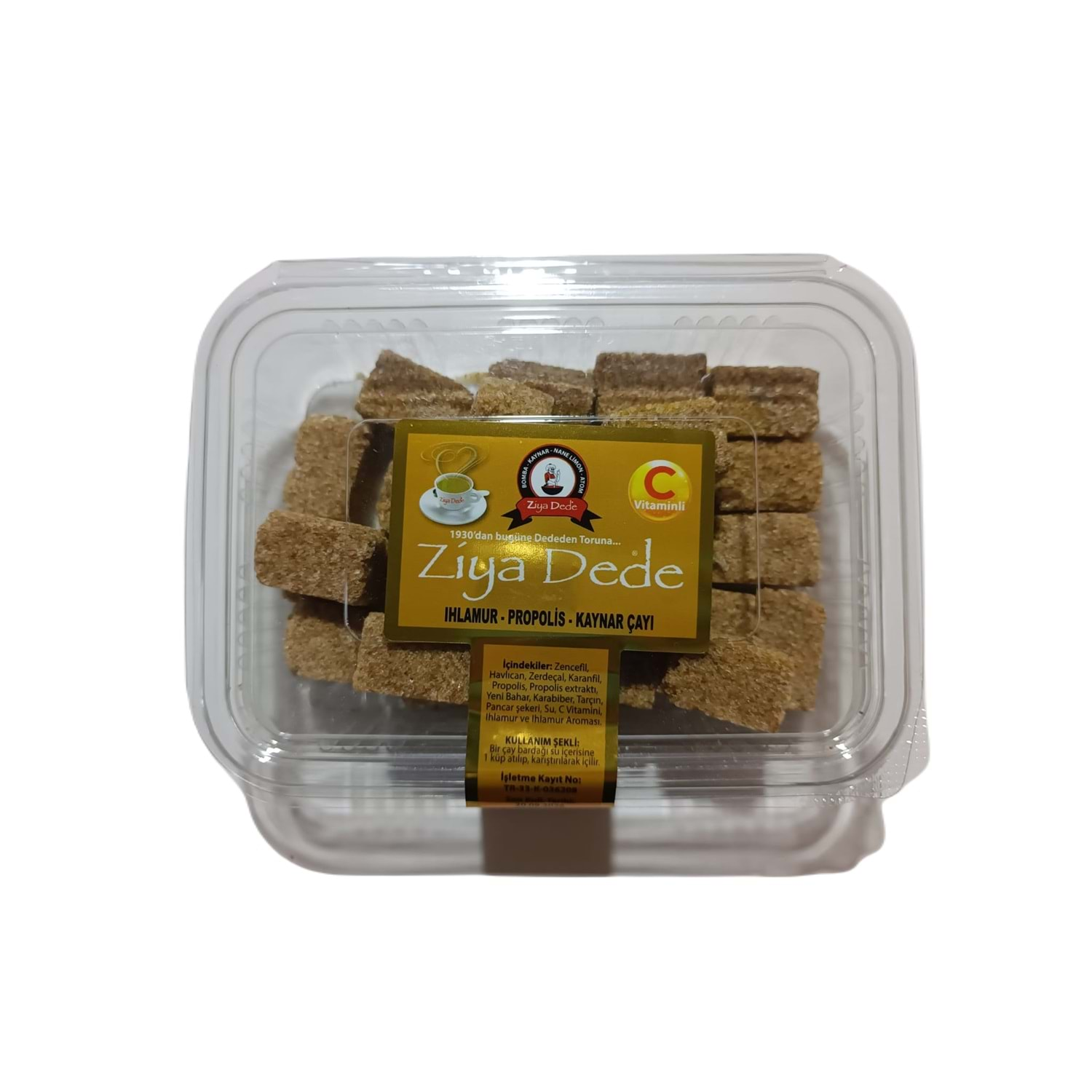 Ziya Dede Ihlamur Propolis C Vitamini Kaynar Çayı 180 gr Şeffaf Ambalaj