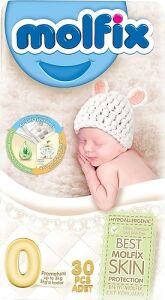 Molfix Bebek Bezi 0 Numara Premature 30'lu