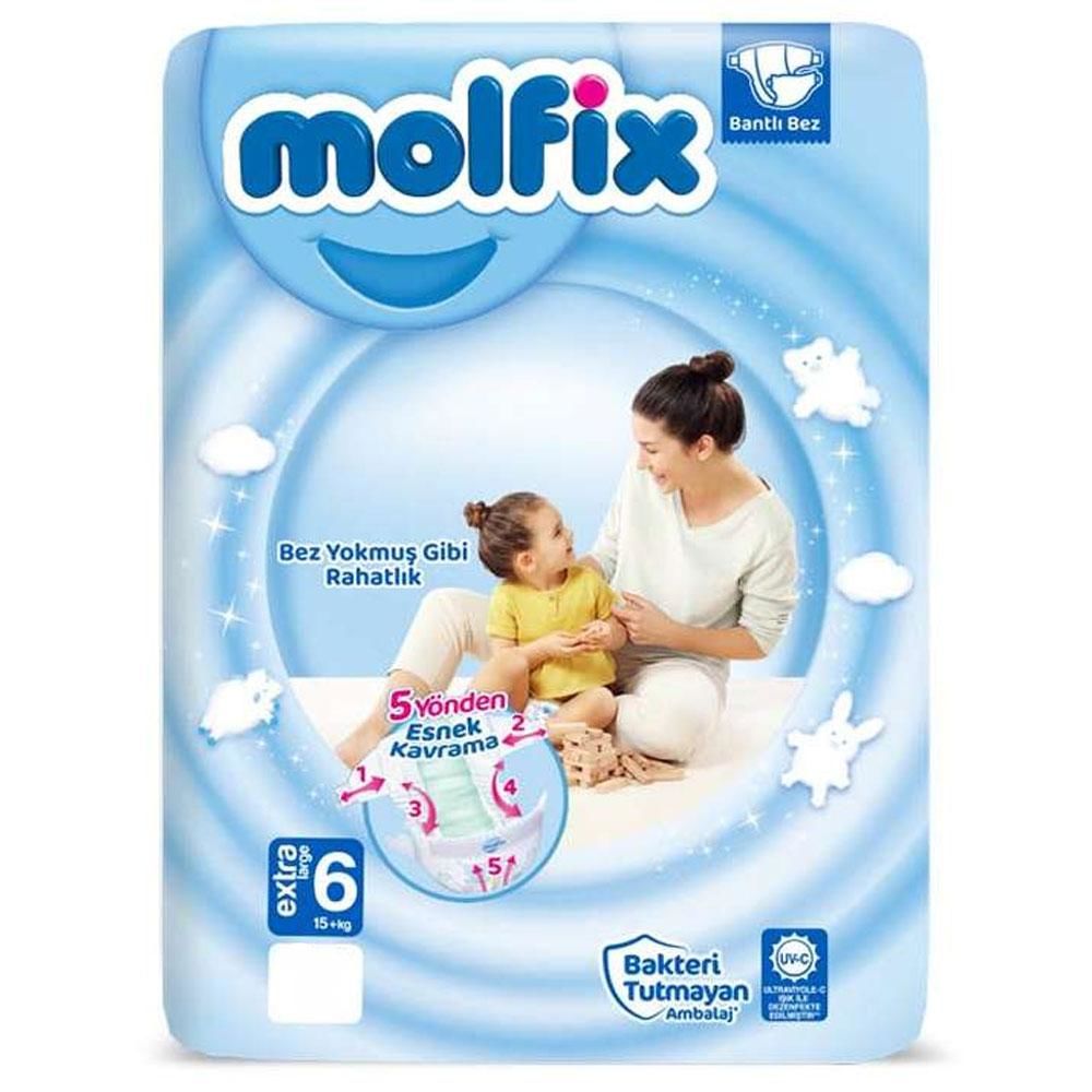 Molfix Bebek Bezi No: 6 xLarge 52'li