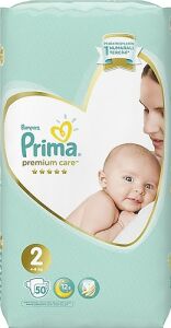 Prima Premium Care Bebek Bezi No: 2 50'li