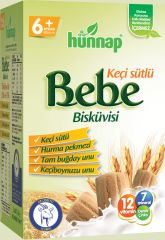 BEBE BİSKÜVİSİ KEÇİ SÜTLÜ PEKMEZLİ VE VİTAMİNLİ 400 GR
