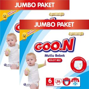 Goon Mutlu Bebek Külot Bez No: 6 52'li