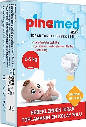 Pinemed İdrar Torbalı Bebek Bezi 0-5 kg