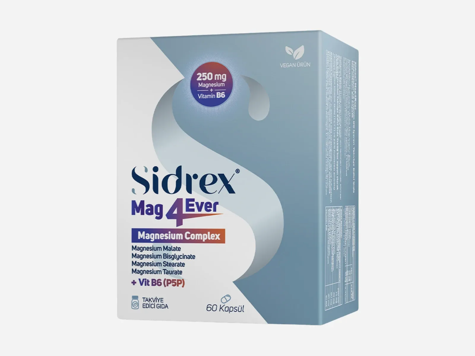 Sidrex Mag 4 Ever Magnesium Complex 60 Kapsül