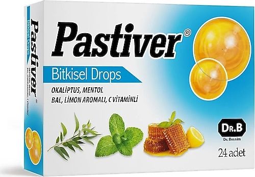 Pastiver Okaliptus Mentol Bitkisel Pastil 24'lü