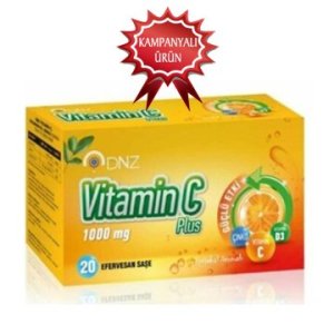 Dnz Vitamin C Plus 1000mg 20 Efervesan Saşe