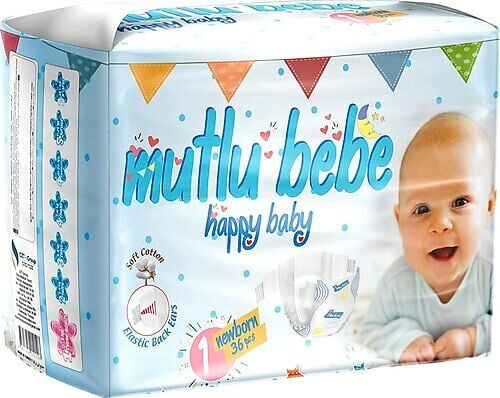 Mutlu Bebe Yenidoğan Bebek Bezi No: 1 36'lı