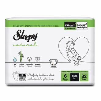 Sleepy Natural Jumbo Bebek Bezi Midi 30'lu