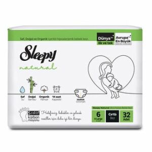 Sleepy Natural Jumbo Bebek Bezi Midi 30'lu