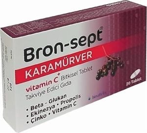 Bron-Sept Kara Mürver Pastil 20 Tablet