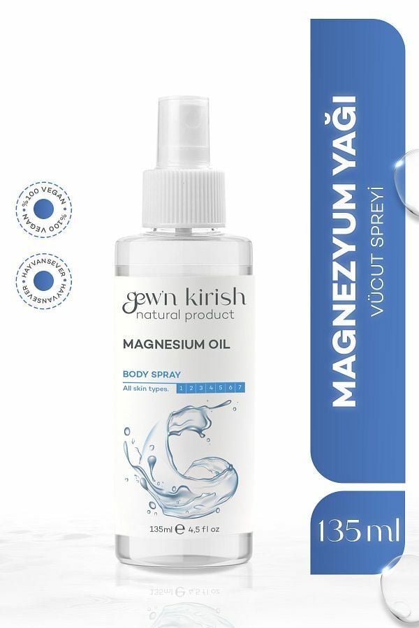 Gew'n Kirish Magnesıum Bady Spray Oil 135 ml