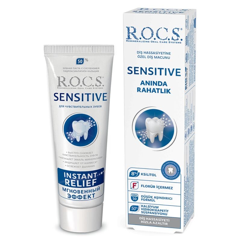 ROCS SENSITIVE INSTANT RELIEF DIS MACUNU 94 GR