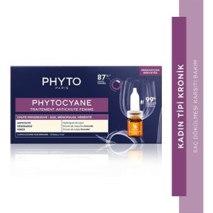 Phyto Cyane Kadın Tipi Kronik Saç Dökülmesi Karşıtı Bakım Serumu 12'li 5 ml