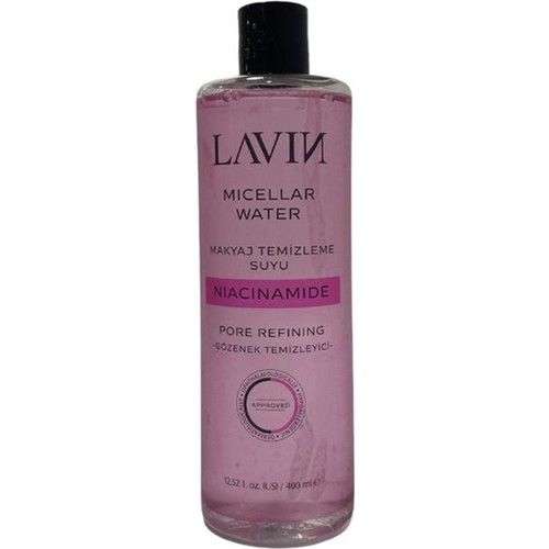 Lavin Micellar Water Makyaj Temizleme Suyu Niacinamide Pore Refining Gözenek Temizleyici 400 ml