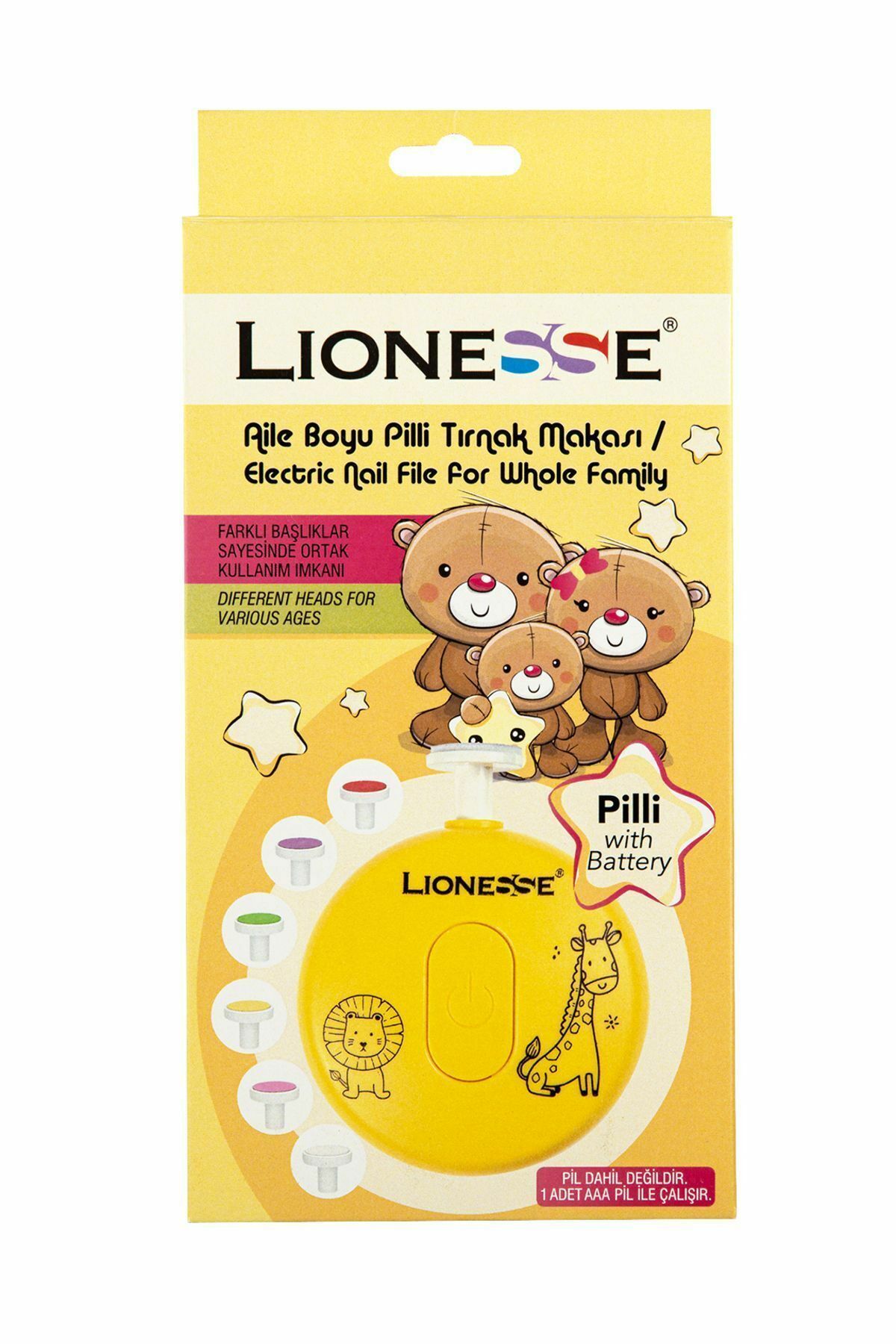 Lionesse Çocuk Tırnak Törpüsü Pilli