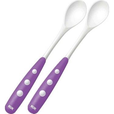 Nuk 255053 Beslenme Kaşığı Easy 2'li - Mor