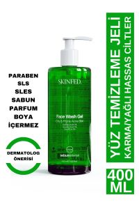 Skinfed Karma Yağlı Akneli Cilt Arındırıcı Gözenek Daraltıcı Yıkama Jeli 400 ml
