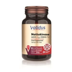 Validus Nattokinase 1400 mg / 2800 Fu 60 Kapsül