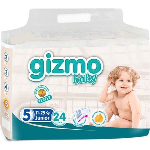 Gizmo Baby Çocuk Bezi Junior 11-25 No: 5 64'lü