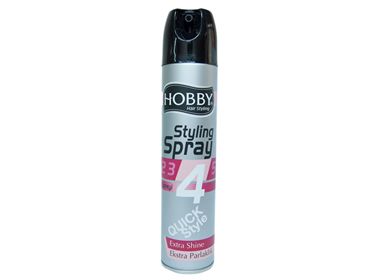 HOBBY SAÇ SPREYİ 250ML EKS.PARLAK