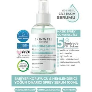Skinwell Cicaderm S.O.S Cilt Bariyer Güçlendirici ve Sebum Dengeleyici Yüz Bakım Sprey Serumu 25 ml