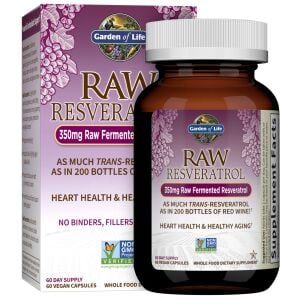 Garden Of Life Raw Resveratrol Vegan 350 mg 60 Capsules - İthal