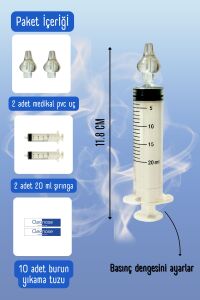 Milkway Cleanose Burun Yıkama Kiti 20 ml Şırınga
