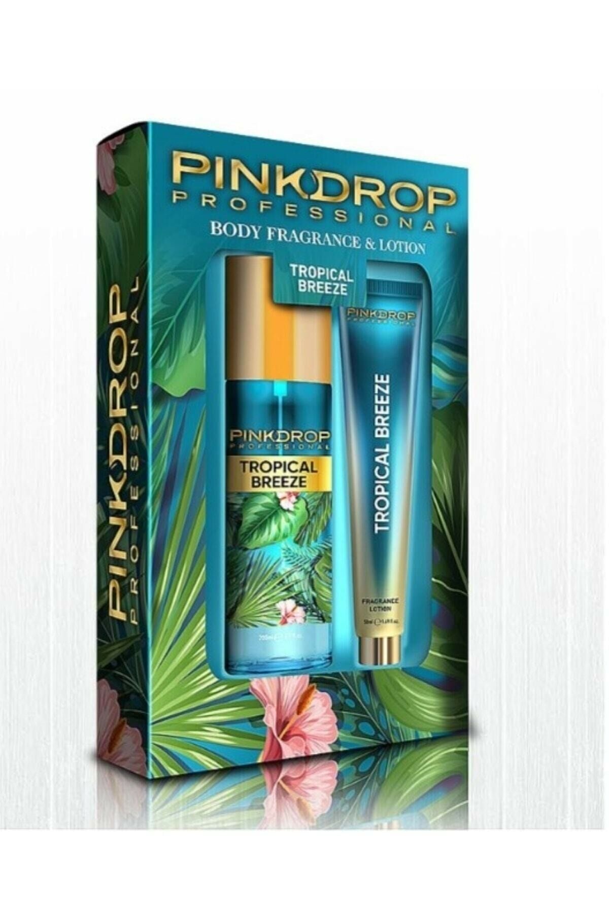 Pinkdrop Body Mist Tropical Breeze 200 ml + Lotion 50 ml
