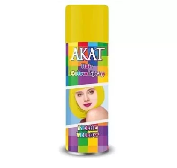 Akat Renkli Sprey Sarı 180 ml