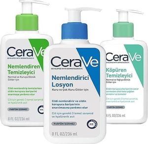 Cerave Tanışma Paketi - Köpüren Temizleyici 236 ml + Cerave Nemlendirici Losyon 20 ml