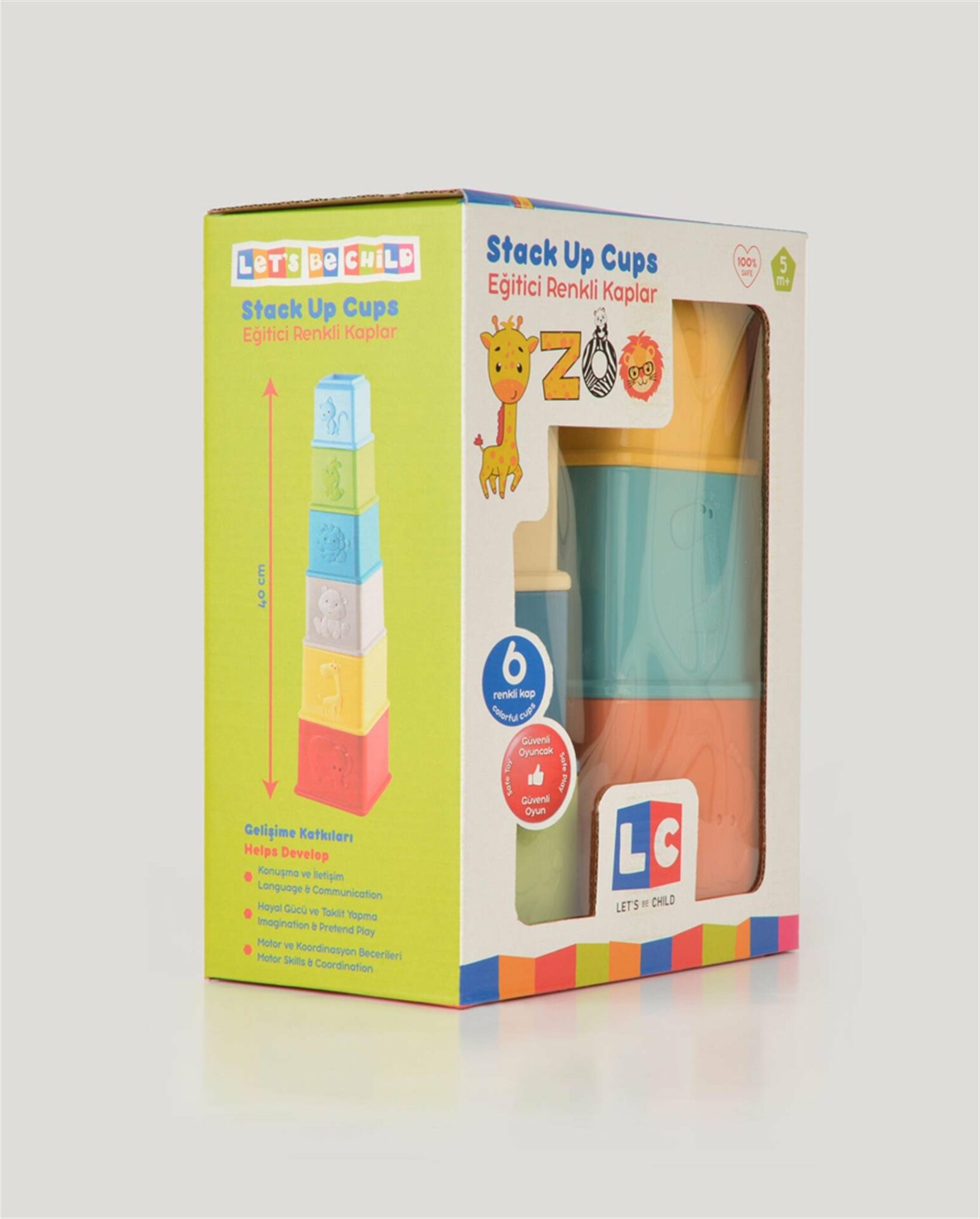 Let's Be Child Lc Eğitici Renkli Kaplar 5 M+ Lc-30798