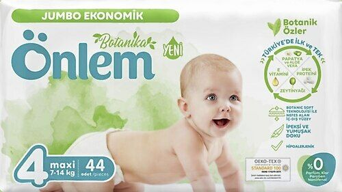 Önlem Botanika Bebek Bezi Jumbo Paket Maxi No: 4 44'lü