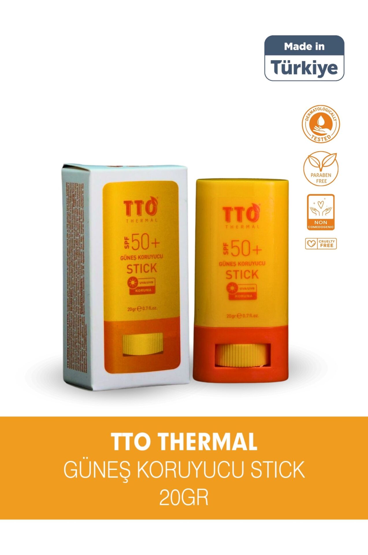 TTO Thermal Güneş Koruyucu Stick SPF50+ 20 gr