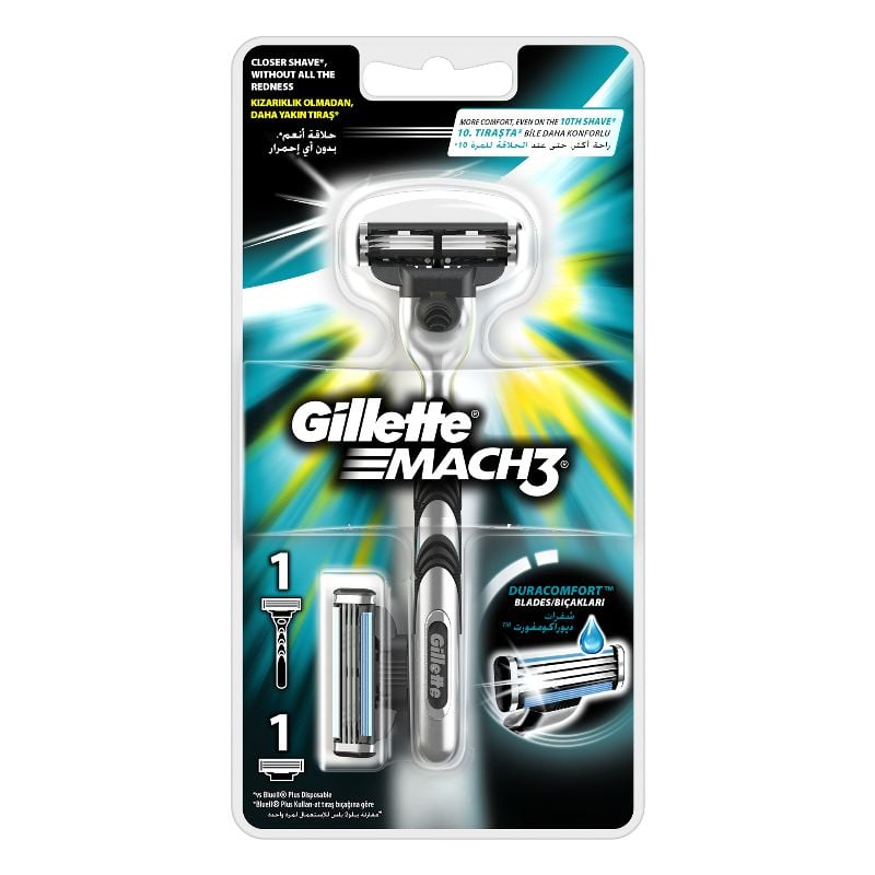 Gillette Mach3 Tıraş Makinesi Tek Bıçak Yedek