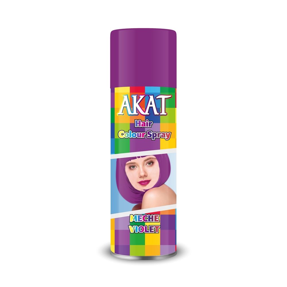 Akat Renkli Sprey Mor 180 ml