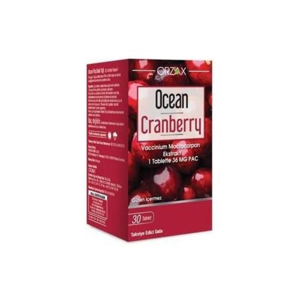 Ocean Cranberry Turna Yemişi Ekstresi 36 mg Pac 30 Kapsül