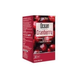 Ocean Cranberry Turna Yemişi Ekstresi 36 mg Pac 30 Kapsül