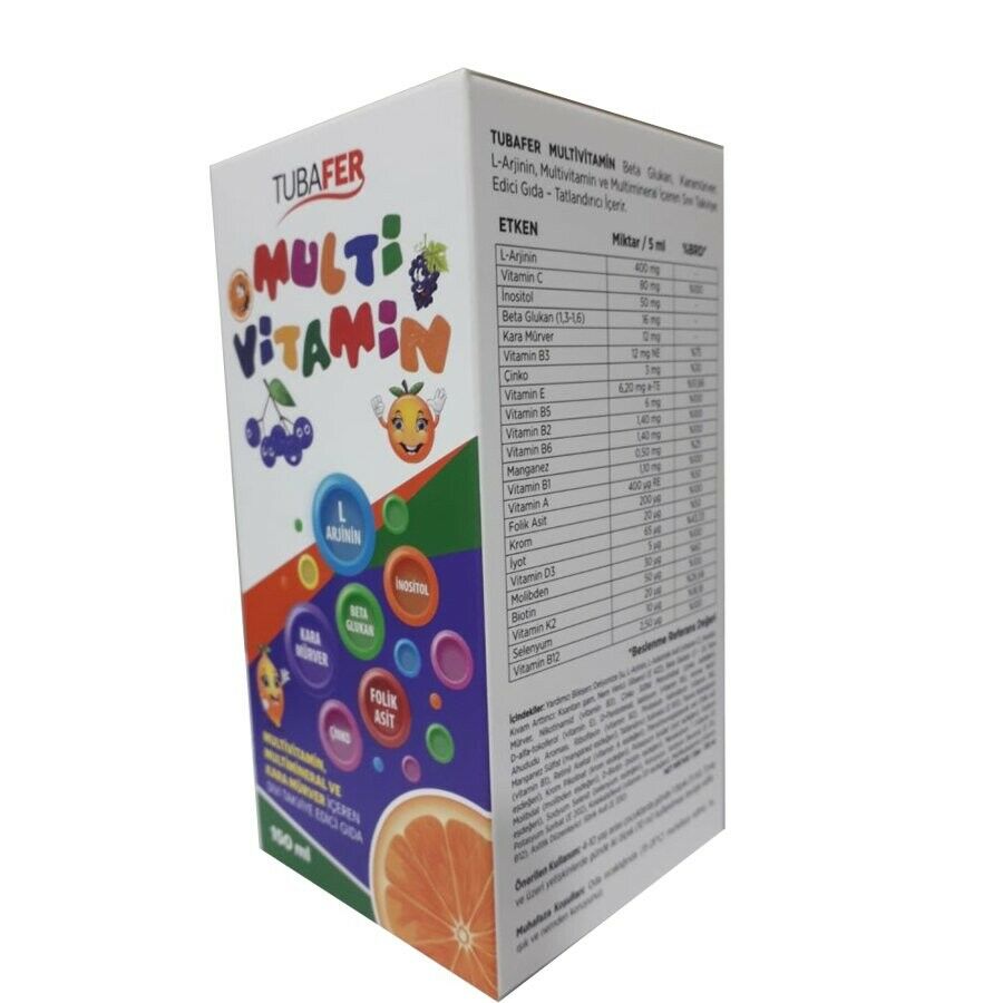 Tubafer Multı Vıtamın 150 Ml Surup