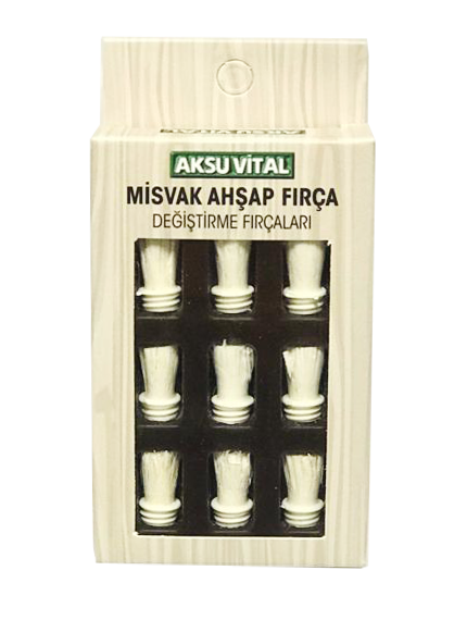 MİSVAKLI DİŞ FIRÇASI YEDEK 9 LU DİŞ FIRÇASI