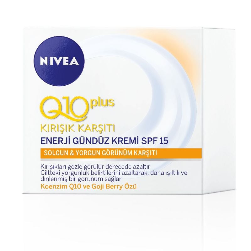 Nivea Q10 Plus Enerji Gündüz Kremi SPF15 50ml Solgun & Yorgun Görünüm Karşıtı