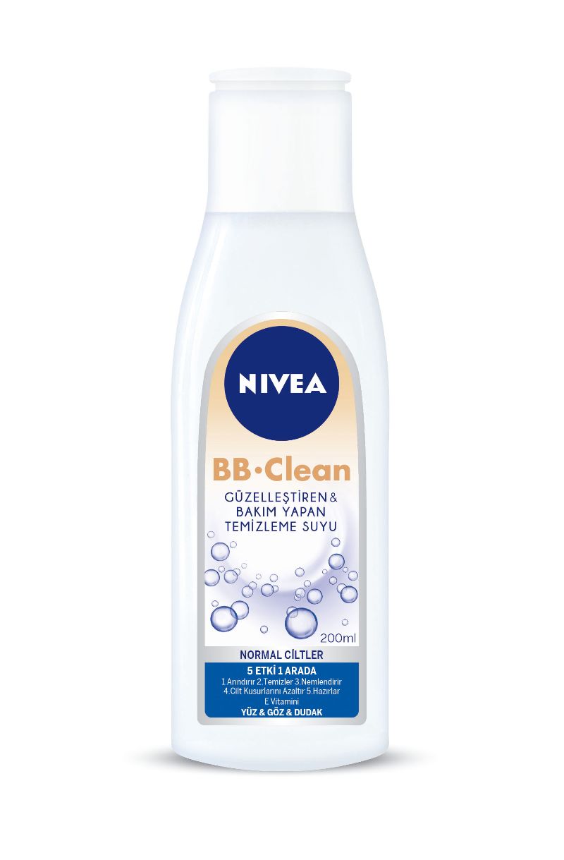 NIVEA NFC BB CLEAN TEMİZLEME SUYU NORMAL CILT 200ML