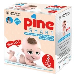 Pine Smart İdrar Yolu Enfeksiyon Tespiti Yapan Akıllı Bebek Bezi No: 3 (4-9 kg) 22'li