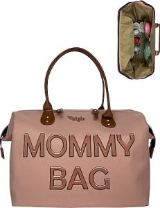 Stylo Mommy Bag Anne Bebek Bakım Çantası - Pudra 3D