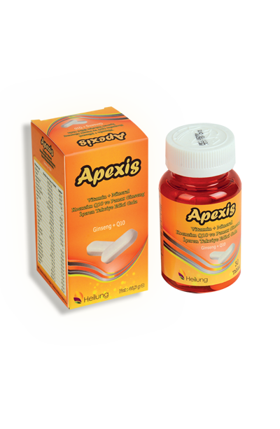 Apexis Vitamin + Mineral Koenzim Q10 ve Panax Ginseng 30 Tablet