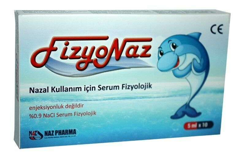 Naz Pharma Fizyonaz Serum Fizyolojik 5 ml 20 Flakon